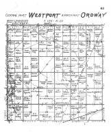 Westport Township Central, Ordway Township North, Brown County 1905